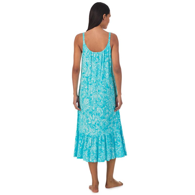 Lauren Ralph Lauren Cotton Jersey Double Strap Ballet Gown image number 4